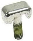 Battery Terminal "T" Bolt for Negative Terminal (6 X 20 mm bolt w/19 mm jaw)