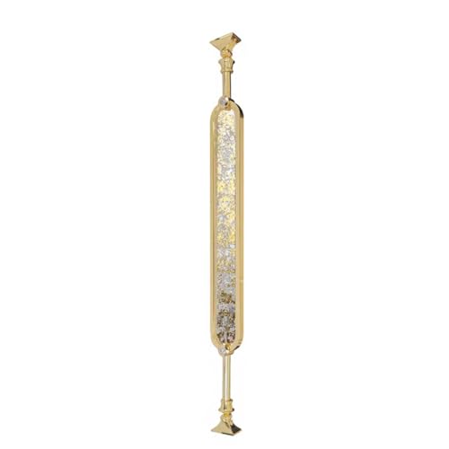 Axe de balustrade d'intérieur réglable doré pour escalier moderne