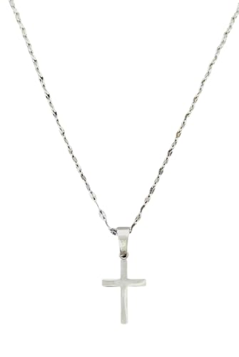 Collana Con Croce Famiglia Portafortuna Ciondolo In Acciaio Inossidabile, Idea Originale per Regalo Natale,Fatto a Mano, Gioielli Donna Ragazza Uomo Ragazzo Catena Labbra