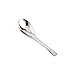 TOMYEUS Cuchara Spoon de Acero Inoxidable Sopa de Sopa Restaurante Spoon Cining Spoon Golden Spoon Spoon Restaurante Hotel Golden Silver Spoon Cubiertos, Cuchara (Color : Silver, Size : Large)