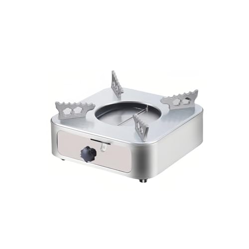 AIROKA Drawer Alcohol Stove, Rust-Resistant, Portable, Gray