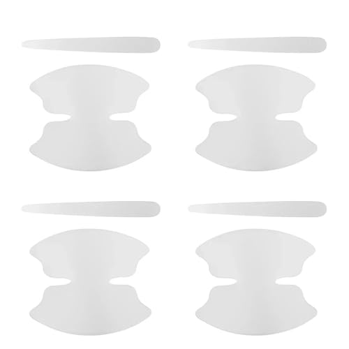 Autocollants transparents pour voiture Lot de 8 protections de portière invisibles