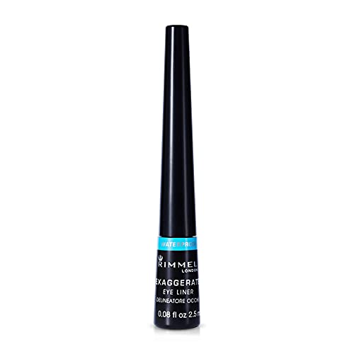 Rimmel Delineatore per Occhi Resistente all'Acqua Exaggerate Nero - 2.5 ml