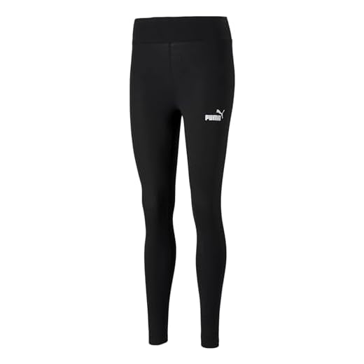 PUMA ESS Logo Leggings G Mallas Deporte, Niñas, Black, 176
