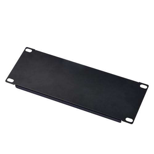GeeekPi Plaque de recouvrement de rack 2HE pour armoire réseau DeskPi RackMate T1/T0/T2 - Noir