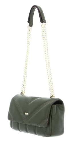 Sac bandoulière DKNY Becca Flap M vert armée chic - 2
