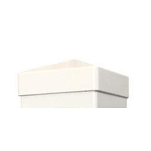 ADDRESSES OF DISTINCTION White Address Post – 32” Tall Address Marker - Customized Black House Numbers –All Hardware & Stake Included – Help Emergency Vehicles Find Your Home (Hampshire Cap) - Thumbnail 3
