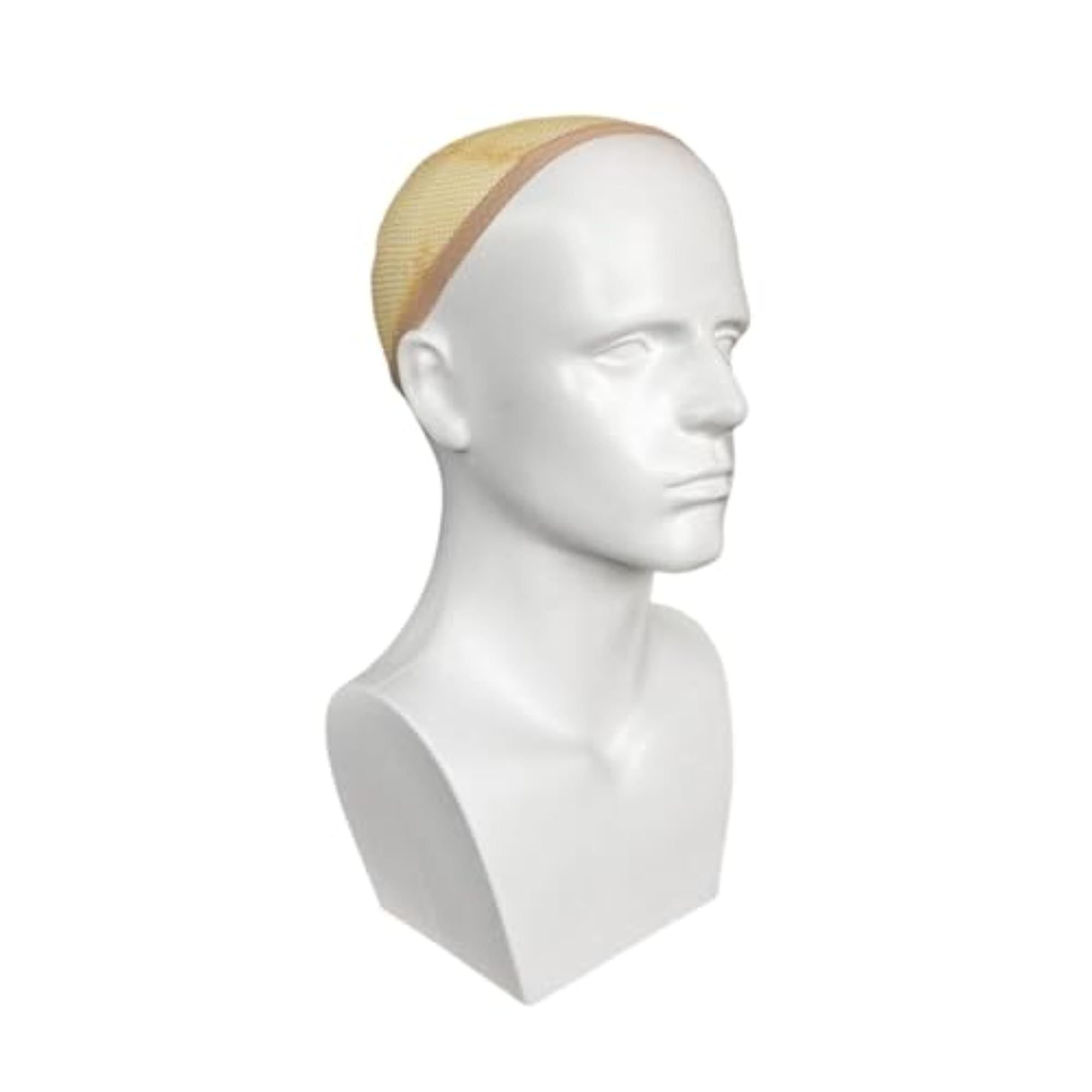 Male Mannequin Head with Shoulders for Display