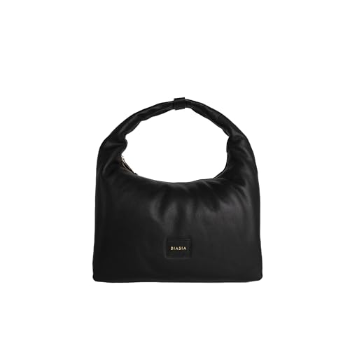 Borsa Hobo Biasia Francesco Sacca Twist Nero