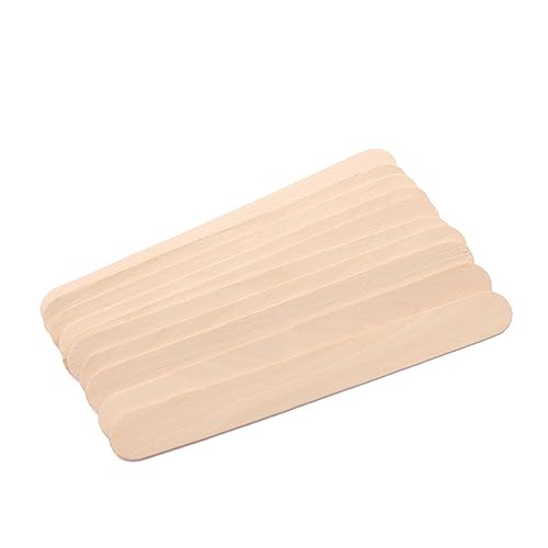 OUNONA Face Hair Remover Scraper 100pcs Wood Beauty Tools Unhairing Tool Skin Scraper for Face