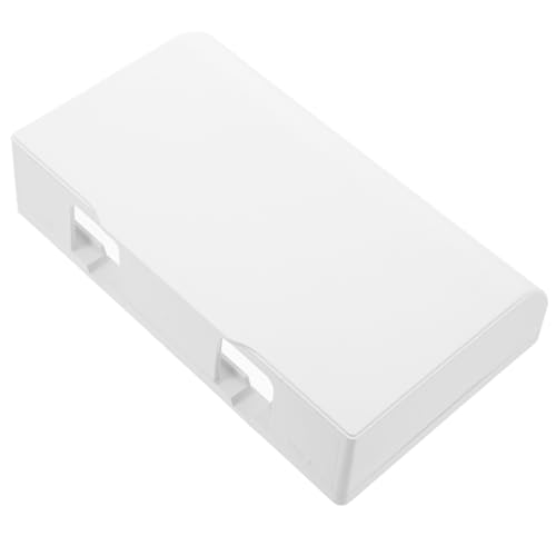 ULTECHNOVO Copertura Per Presa Elettrica Adesiva in Plastica Resistente Alle Intemperie Scatola Copripresa Doppia 86 Tipo Per Esterni Senza Foratura