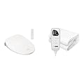VIVOHOME Smart Heated Bidet Toilet Seat with Remote Control, Self-Cleaning Dual Nozzles with VIVOHOME Massage Table Warmer with Timer and 5 Heat Settings from 68? to 131? for Spa Bed, 71" X 30" (L X W