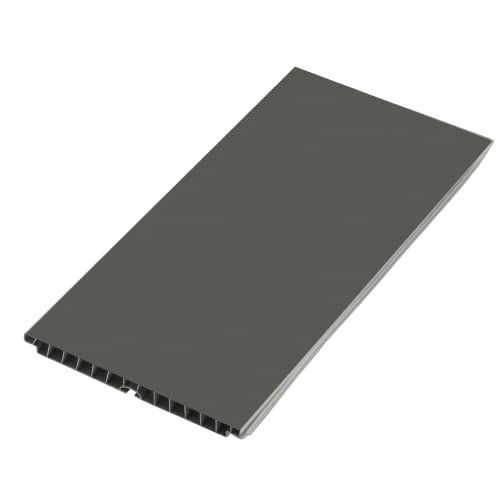 Evotrade Zócalo de cocina – Perfil rodapié L 2,5 m de PVC | Altura y colores a elegir + accesorios (2 tapones de ángulo de 90° + 1 junta) Made in Italy