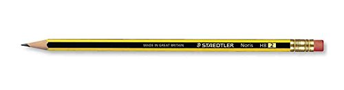 3 Lápices Staedtler Noris 122 con goma nº2