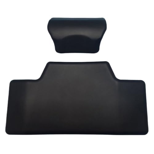 Dossier passager arrière moto universel noir et coussin de selle souple