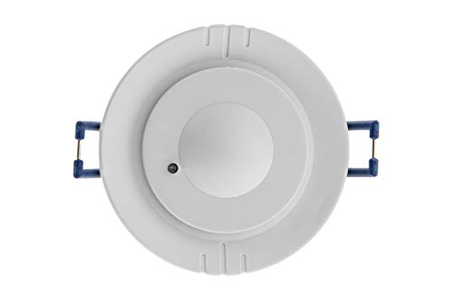 HUBER Motion 66HF Bewegungsmelder 360° für Innen - einfach einstellbar - Unterputz Bewegungsmelder, Deckenbewegungsmelder für LED geeignet, 3-Draht-Technik