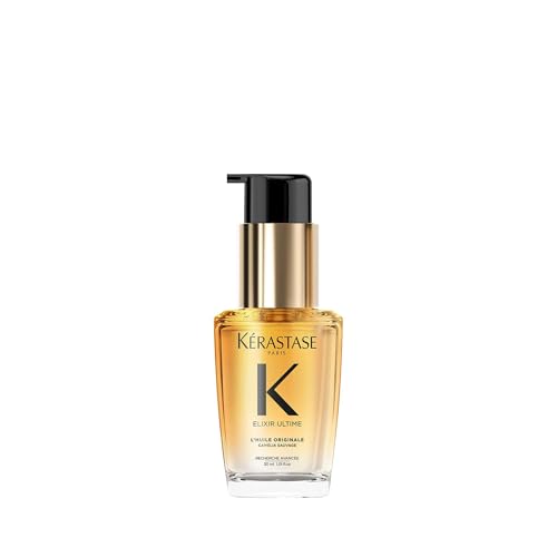 KÉRASTASE Elixir Ultime - L'Huile Originale - Huile Capillaire Nourrissante Multi-Usage - Soin Thermo-Protecteur Sans Rinçage - Huiles de Camélia, Marula &...