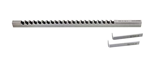 Accusize Industrial Tools - 5/16'' to C, Hss Keyway Broach, Fractional, Imperial, 5000-0020