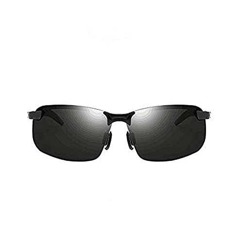 Baceyong UV400 protection de vision nocturne pour hommes et femmes lunettes de soleil polarisées à changement de couleur polarisées pour hommes et femmes, avec étui à lunettes Cover