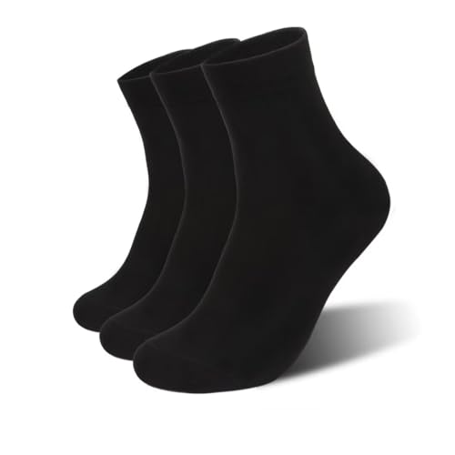 Bamboo Men Women Breathable Quarter Thin Ankle High Comfort Cool Soft Socks - 6 Pairs