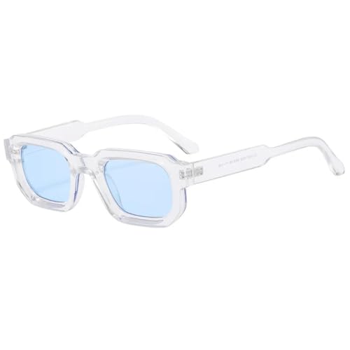 Lunettes de soleil homme à rivets vintage vert dégradé UV400