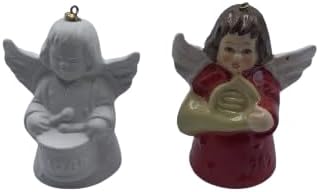VTG Goebel 1982 Seventh & 1984 Ninth Edition Angel Bell Christmas Ornament