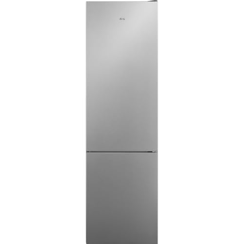 AEG Frigorífico Combi ORC6N361ES, 366 L, Altura 201 cm, Ancho 60 cm, Total No Frost, MultiFlow, Cajón ExtraChill, Libre Instalación, Puerta Reversible, Display LED Interior, INOX