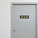 Signs ByLITA Basic Not an Exit Sign (Brushed Gold) - Large