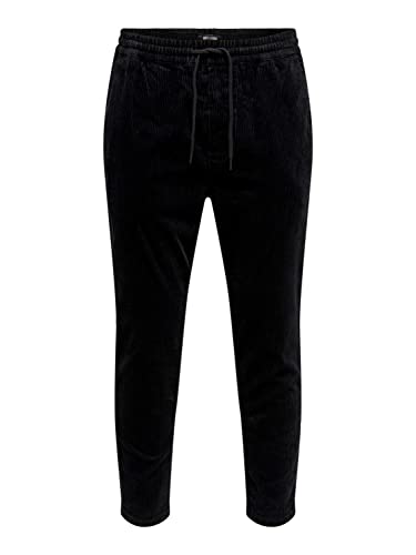 Herren ONLY & SONS Cord Stoffhose | Bequem Relaxed Pants ONSLINUS |...