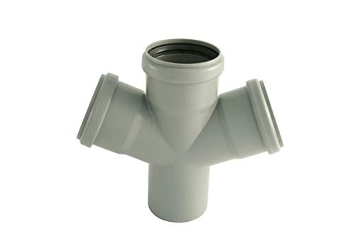 STEMAX-Wassertechnik Marley HT Abflussrohr HTDA-Doppel-Abzweig 67° in verschiedenen Nennweiten, Größe: DN75/75