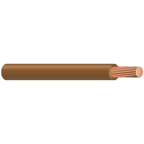 Southwire 500 ft. 12 Brown Solid CU THHN Wire