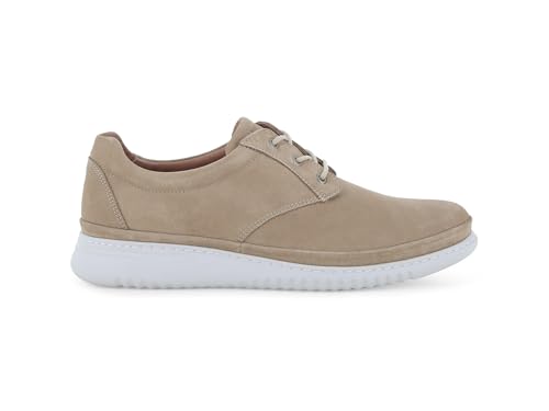 Melluso zapatos de cordones hombre comfort ante beige para vestir casual