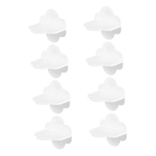 WEKADRIN 8個 家具転倒防止固定器 無打孔接着式 壁傷けない 家具用アンカー テレビ台 靴棚 棚対応 保持設計 シンプルカラー