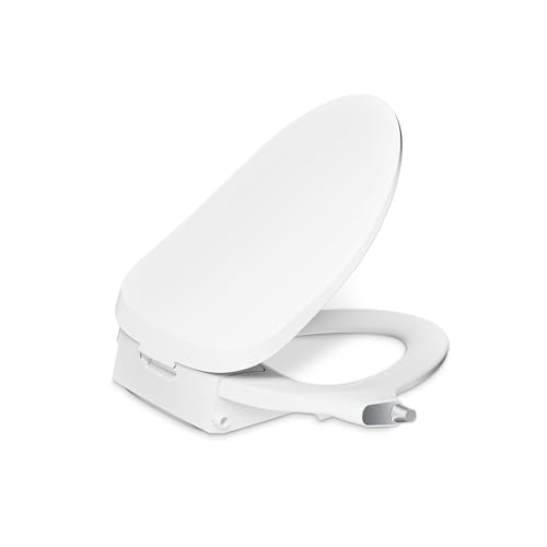 Kohler 39224-0 PureWash M325 D-Shaped Manual Bidet Toilet Seat, Dual Self-Cleaning Wands, Water Volume Control, Frontal and Rear Wash, Quiet Close, Cold Water Use, White by Kohler - Image 2