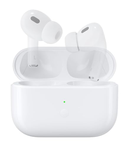 Wireless Airpod Pro 1st/2nd Gen Charging Case Replacement, Compatible with Airpods Pro 1st/2nd Generation, Airpods Charger Case with Blue-Tooth Pairing Sync Button, White, Type-C (No Earbuds)