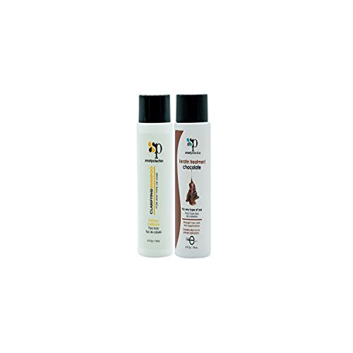 Infinito Colors B00POCV46I Chocolate Medium Strength Keratin Treatment With Clarifying Shampoo 4Oz thumb #2