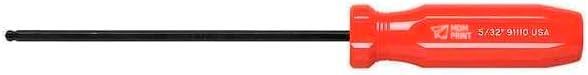 General Purpose Ball End Hex Screwdriver 3/16 in Hex