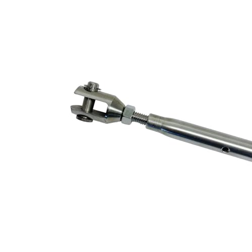 Prolinemax Marine Tensores para Cables de Acero Acero Inoxidable T316 Quijada M-13472 5/16" y Cable 3/16" miniatura 6