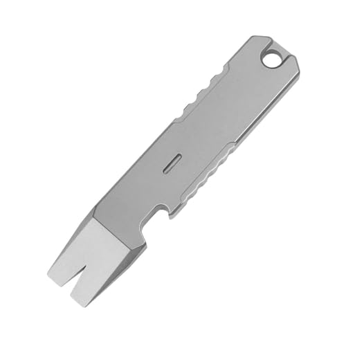 Pry Bar EDC en titane CNC avec mini barre de levier et decapsuleur
