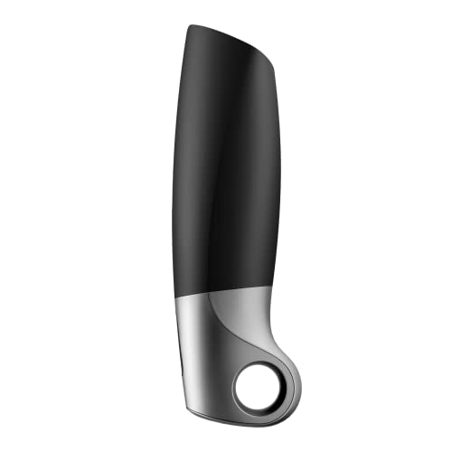 Masturbatore Satisfyer Power 23 Cm | Figa Tascabile Per Uomini | Glande E Vibratore Del Pene Con App | Giocattolo Con Struttura A Coste | Masturbarsi 