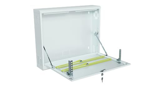 Stalflex Informatique Armoire Metallique CCTV 19 Pouces 2U - Baie de Brassage Fabriqué en Métal très Résistant - Racks pour Ordinateur et Serveur - Baie...