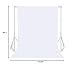 GFCC 8FTX10FT White Backdrop Background for Photography Photo Booth Backdrop for Photoshoot Background Screen Video Recording Parties Curtain