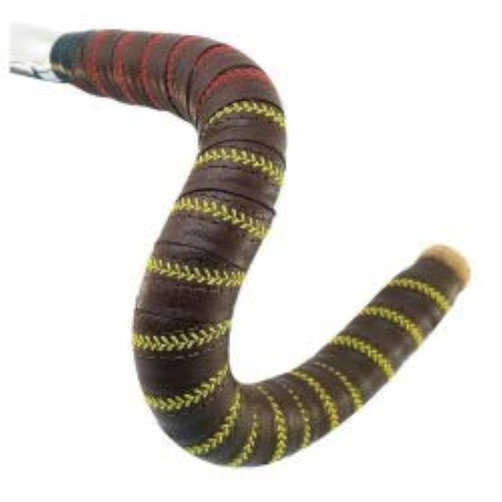 Toshi 牛革 皮巻き バーテープ ブラウン Toshi 牛革 皮巻き バーテープ ブラウン Toshi 牛革 皮巻き