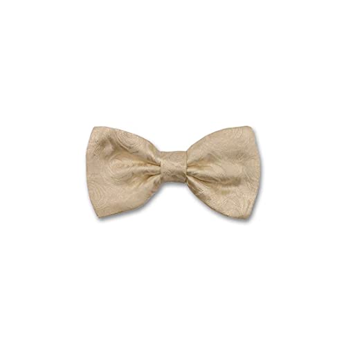 Noeud papillon soie beige ivoire Robert Charles, l'art du style