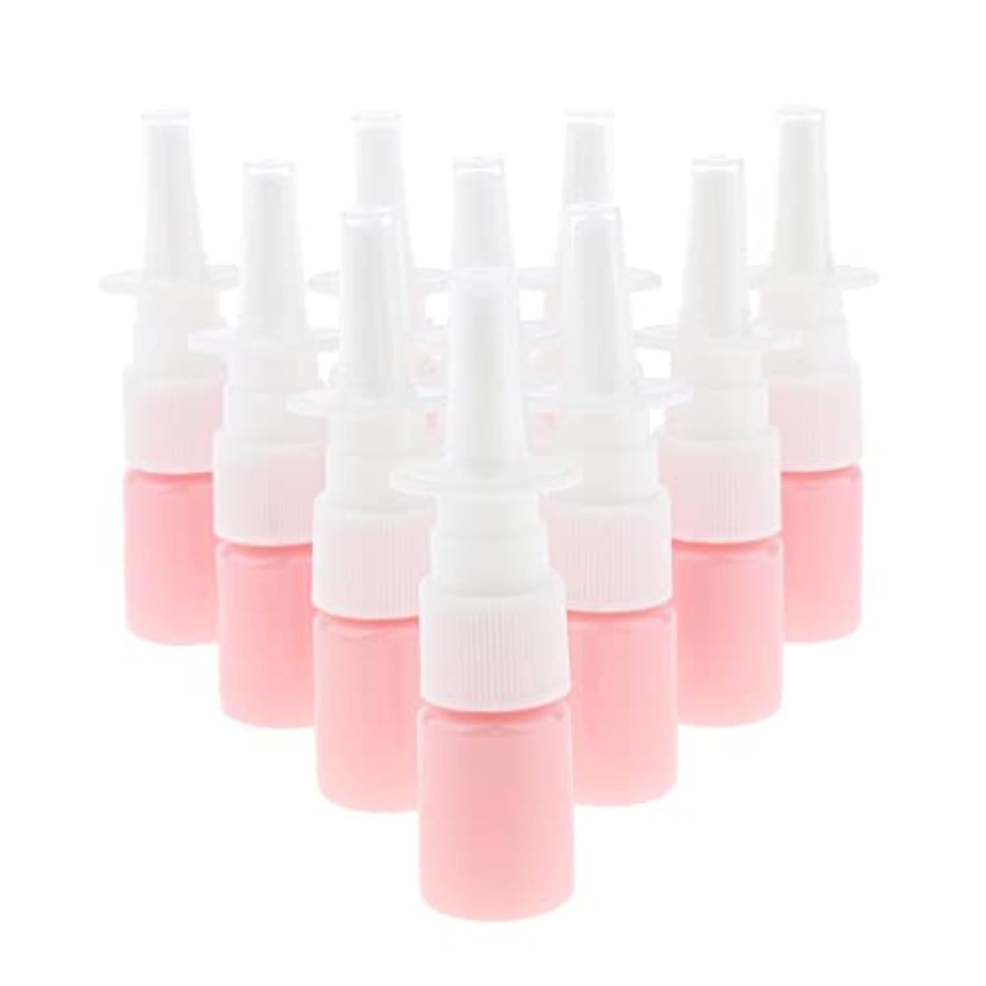 20 Pcs 5ml Portable Empty Refillable Nasal Spray Bottles