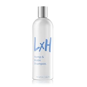 LxH-Hemp-and-Biotin-Shampoo-for-Thinning-Hair-and-Hair-Loss-Thickening-Shampoo-for-Hair-Growth-Volumizing-Shampoo-for-Men-and-Women-Promotes-Thin-Fine-Hair-Regrowth-Sulfate-Free-Vegan-12oz Hair Growth Shampoo | Hemp & Biotin Shampoo by LxH | Shampoo for Thinning Hair and Hair Loss | DHT Blocker | Hair Regrowth and Hair Loss Treatments for Men & Women | Thickening Shampoo | 12 fl oz