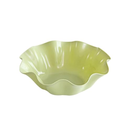 Assiette à collation verte facile à laver pour éviter la vaisselle à la main