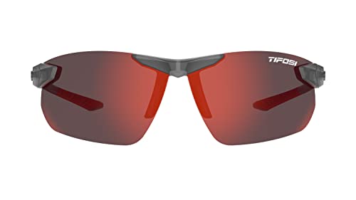 Tifosi Optics Seek Fc 2.0 Sunglasses (Satin Vapor, Smoke Red) #TOP5
