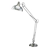 Adesso 3366-22 Atlas Floor Lamp, Satin Steel
