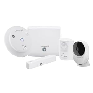 Homematic IP Smart Home Set Sicherheit mit Starter Set Alarm und Innenkamera – Basic